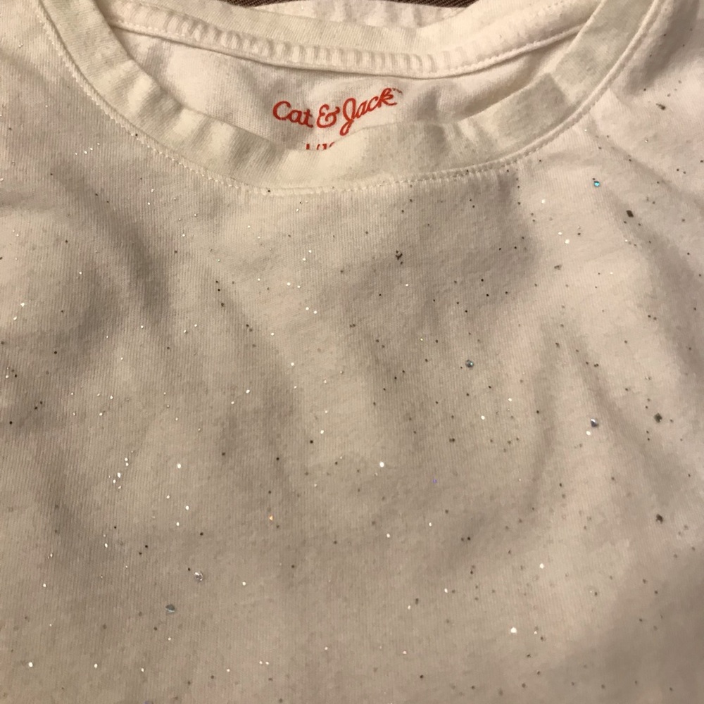 Long sleeve girls sparkle top